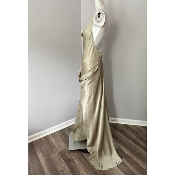 NWT CHRISTOPHER ESBER Verdant Falls Draped Dress Size AU 10 / US 6 $1095 - Picture 7 of 10